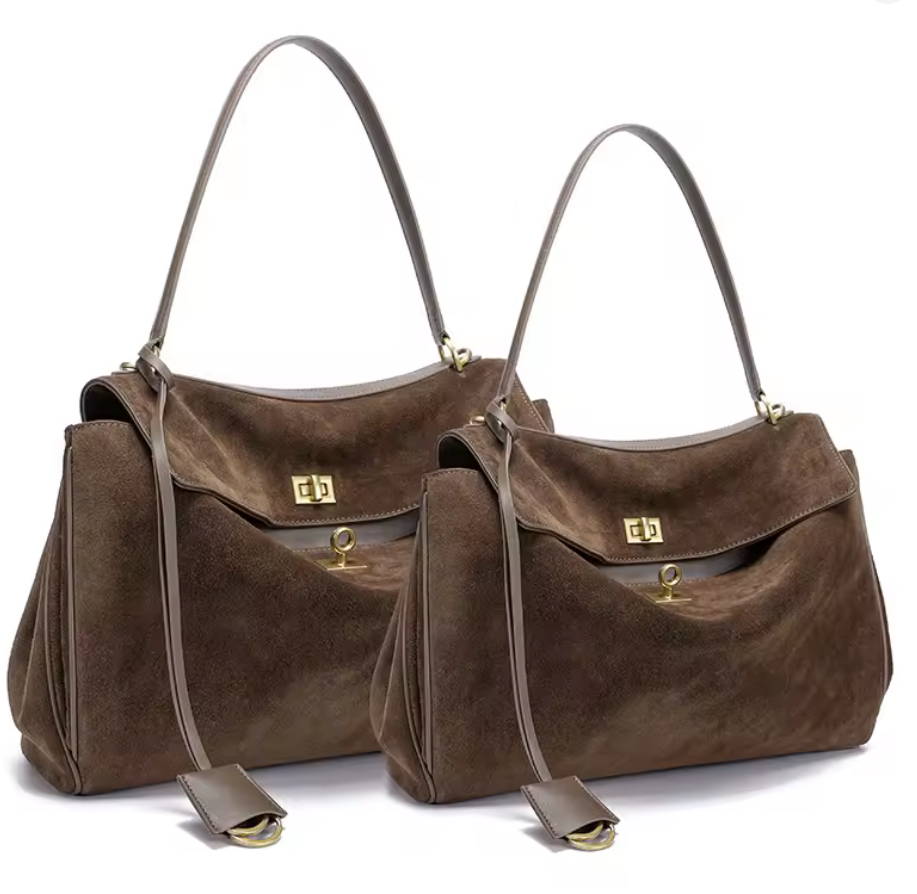 Sac à Main Tressé en Cuir Véritable – Élégance & Grande Capacité